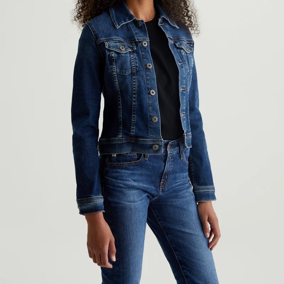 JustFab Jackets & Blazers - JUSTFAB MD Denim Blue Jean Jacket Sz M